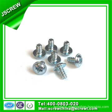 M3 Zinc Plated Pan Wafer Head Self Tapping Screw for Plastic